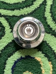C-373-3 Konig Black / Chrome Wheel Center Cap 1PIECE. Fixed Price $15.00.