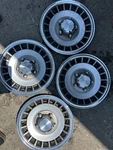 Set Of 4 Oem Ford Styled Steel Wheels + Hubcaps E7TA-1130-GA F-150 Bronco. Fixed Price $179.99.