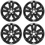 4 Gloss Black 17" Wheel Skins Full Covers Hub Caps For 2015 16 2017 Chrysler 200. Fixed Price $88.99.