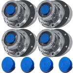 4PC Torque Steer Cast Aluminum Hub Cap For Trailer Axle Replaces Stemco 343-4024. Fixed Price $32.69.
