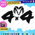 Fits 4X4 Off Road Ram All Wheel Drive Decals Stickers Vinyl Truck Bedside. Fixed Price $10.80.