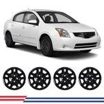 4 For Nissan Sentra 2007-2012 Snap On 16" Wheel Covers Hub Caps Full Rim Skins. Fixed Price $52.99.