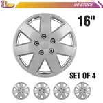 4X 16" Wheel Hub Caps Silver For R16 Tires Rim All Makes Models Cover Kit. Fixed Price $39.52.
