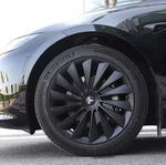 Style 3 Set Of 4 Aftermarket Wheel Covers Fits Tesla Model 19 Inch White Logo. Fixed Price $115.52.