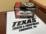 Complete Chrome Cap & 33MM Lug Nut Covers Kit For One Truck Trux THUB-C2. Fixed Price $120.00.