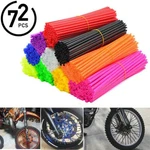 72PCS Motorcycle Dirt Bike Spoke Skins Covers Wraps Wheel Rim Guard Protector. Fixed Price $7.99.