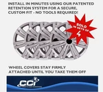 Silver Wheel Covers Set Of Fits 2015-2017 Volkswagen Jetta IWC54716S. Fixed Price $69.99.