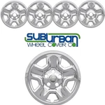 2018-2025 Jeep Wrangler 17" Chrome Wheel Skins Fits Steel IMP-98X Set. Fixed Price $89.98.