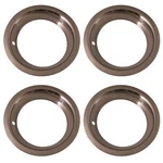Coast IWC1515D3 Set Of 4 Stainless Steel Inch Beauty Trim Rings. Fixed Price $134.84.