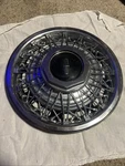 Vintage Lincoln Mark Continental Town Car Wire Spoke Hubcap 15". Fixed Price $65.00.