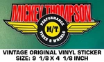 Mickey Thompson Performance Tires & Wheels-vintage Original Vinyl Decal Sticker. Fixed Price $9.42.