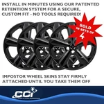 COAST2COAST IMP426BLK Wheel Skin *** See Fitment Guide (set Of 4). Fixed Price $161.73.