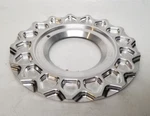 Billet Aluminum Center Hub Cap Waffle Plate For Bbs Rs #09.24.028 Powdercoat. Fixed Price $59.00.