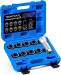 10PC Axle Spindle Threading Set, Repair Kit With 8 Dies 1-1/16".... Fixed Price $50.97.