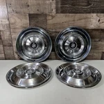 1961 Mercury Monterey Colony Park Commuter Meteor 600 800 Pair Original Hubcaps. Fixed Price $69.99.