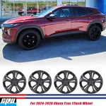 17'' Wheel Covers For 2024-2026 Chevy Trax Pp Hubcap Black Matte. Fixed Price $62.99.