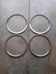 Ford E3SC-1210-BA 14" Trim Rings Fits Tbird Mustang Tempo '83 To '93. Fixed Price $44.99.