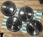 Genuine Cadillac Deville Fleetwood Metal Hubcaps Wheel Covers 15. Fixed Price $90.81.