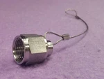 1/2" Jic Cap W/ Retaining Wire -- Stainless Steel Ssp AJ8Z-2. Fixed Price $10.00.