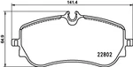 Hella Brake Pad Set T2733 For E.g. Man / Volkswagen 8DB355037-751. Fixed Price $66.05.