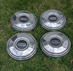 (4) Four 1967-1976 Ford Truck Dog Dish Hubcaps 10.5" Stainless 2WD F150 F100 Set. Fixed Price $150.00.