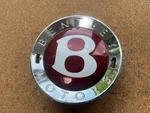 Genuine Bentley Continental Gtc Flying Spur Red Wheel Centre Hub Cap Badge. Fixed Price $49.98.