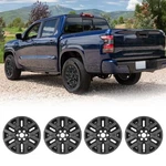 Fits Nissan Frontier Sv 2022-2024 Black 17" Wheel Skins Hub Caps Rim Covers. Fixed Price $82.99.
