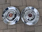 1947-1952 16 (diameter) Cadillac Sombrero Wheel Covers / Hub Caps (2). Fixed Price $375.00.