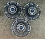 Three 1965 Chevrolet Truck, Corvair, Impala 14" Hubcap 3860204 - 3958. Fixed Price $60.00.