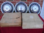 79 80 Cadillac Eldorado Seville Nos Gm Wire Hubcaps Pt# 1617750. Fixed Price $3000.00.