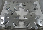 Platinum Wheels Chrome Custom Center Caps Set # 89-9084. Fixed Price $149.95.