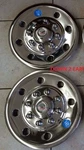 (GQST60)(2) Phoenix Usa 16" Stainless Trailer Wheel Hub Caps Rim Covers Sharp!!. Fixed Price $149.95.