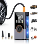 Kuxisa Tire Inflator Portable Air Compressor 25000MAH Battery 150PSI. Fixed Price $41.39.