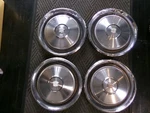 Set Of 4 1970 Cadillac Hubcaps Wheel Covers 15" Factory #2006. Fixed Price $31.15.