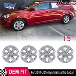 15 Inch For 2011-2016 Hyundai Elantra Sedan Wheel Rim Cover Set Of 4 Hubcaps. Fixed Price $44.99.
