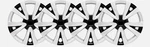 Silver/gloss Black Wheel Covers Set Of 4 Fits 2022-2025 Honda Civic Lx (16". Fixed Price $69.99.