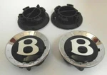Bentley Continental Flying Spur Gtc Wheel Center Caps Genuine New Set Of 4. Fixed Price $449.00.