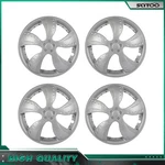 Silver 15" Set Of 4 Covers Full Rim Snap On Hub Caps Fit Tire & Wheels. Fixed Price $34.40.