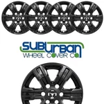 2019-2023 Ford Ranger Xlt 17" Gloss Black Wheel Skins # IMP-439BLK SET/4. Fixed Price $99.99.