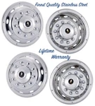 22.5" Wheel Simulator Hubcaps 10 Lug Rv Semi Truck Bus Universal Shallow Rears. Fixed Price $480.65.
