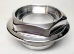 Polished Billet Aluminum Hex Center Hub Cap For Bbs Rs Rc -large Thread -1/2 Ht. Fixed Price $69.00.