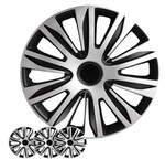 New Shirry Group Hubcaps 4-PACK Kit 14" Set Of Universal Fit Black&silver. Fixed Price $39.95.