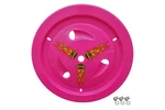 Dominator Race Products Wheel Cover Dzus-on Pink Real Style 1007-D-PK. Fixed Price $44.12.