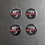 Shelby Wheel Center Cap Covers Set Ford Mustang Super Snake Cobra GT500 2.5". Fixed Price $149.00.