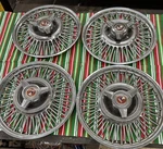 1964-1966 Ford Falcon Lot Of 2 Wheel Cover Inch 13". Fixed Price $80.00.