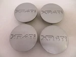 Mercury Merkur XR4TI 1985-1989 Silver Button Center Caps Set 85BB-1000-AA. Fixed Price $48.00.
