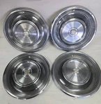 1968-69 Cadillac Deville Fleetwood Calais 15INCH Stainless Steel Hub Caps Oem Gm. Fixed Price $130.00.