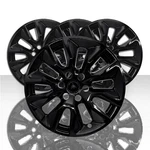 For Chevrolet Silverado 1500 2019-2024 Black 20" Wheel Skins Hub Caps Rim Covers. Fixed Price $137.99.
