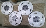 1995 - 1996 Plymouth Dodge Neon 14" Hubcap Wheelcover Set (4) Used Orig. Fixed Price $85.00.