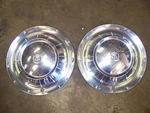 1954 Plymouth Savoy Hubcaps Wheelcovers 15" Pair Oem #1538828. Fixed Price $90.01.